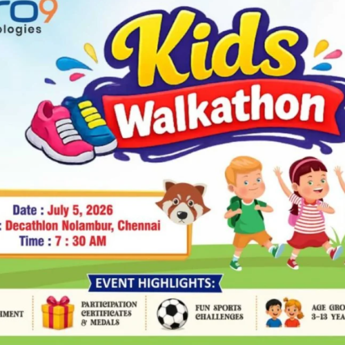Kids Walkathon Chennai 2026 at Decathlon Fitness Event