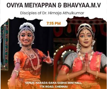 Oviya Bhavyaa Bharatanatyam Chennai 2026