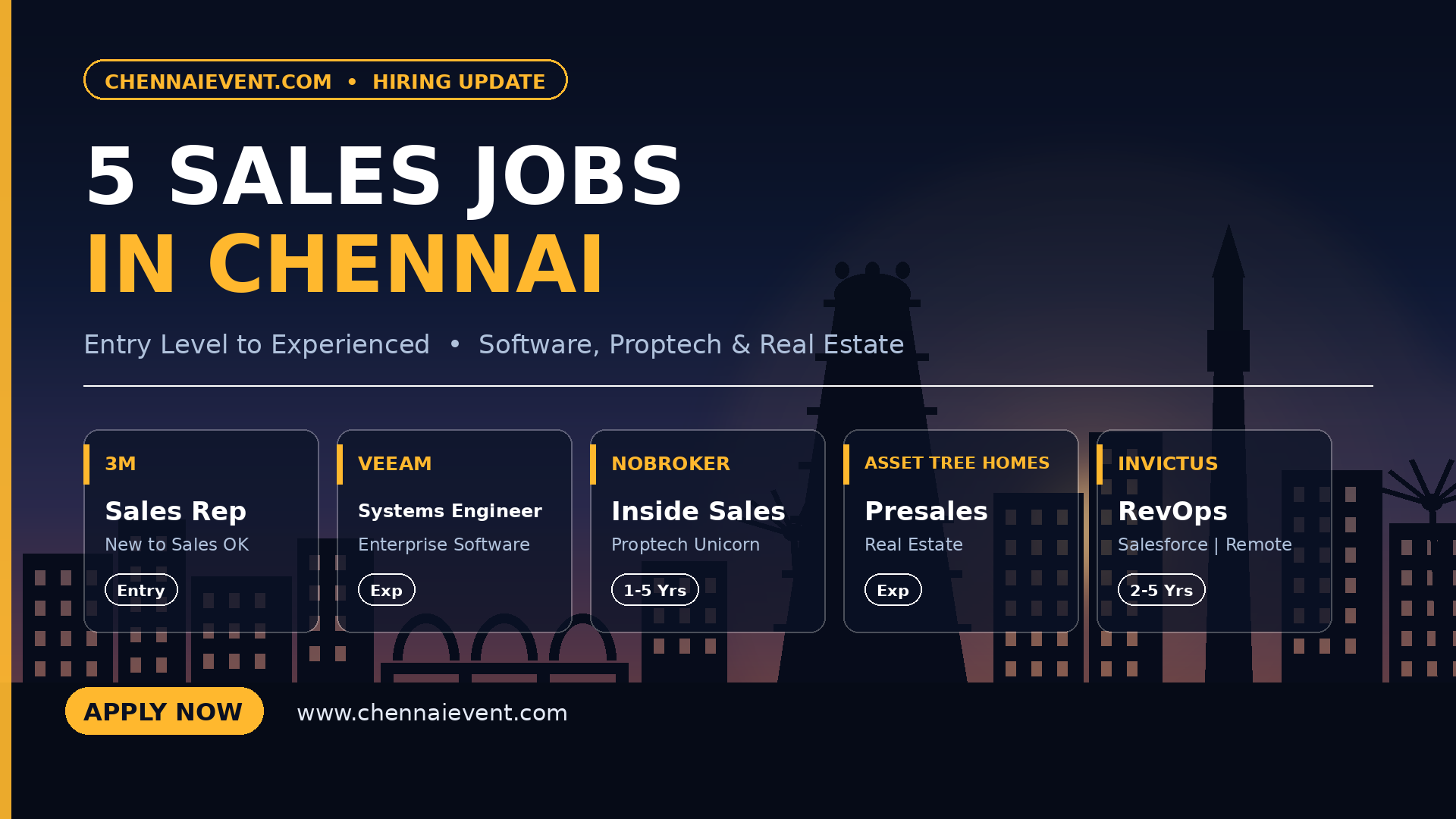 Sales Jobs in Chennai